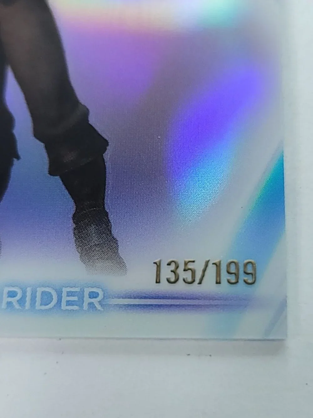 Flynn Rider Topps 2026 Disney Neon Holo Chrome Limited 135/199 CNE Small Mark